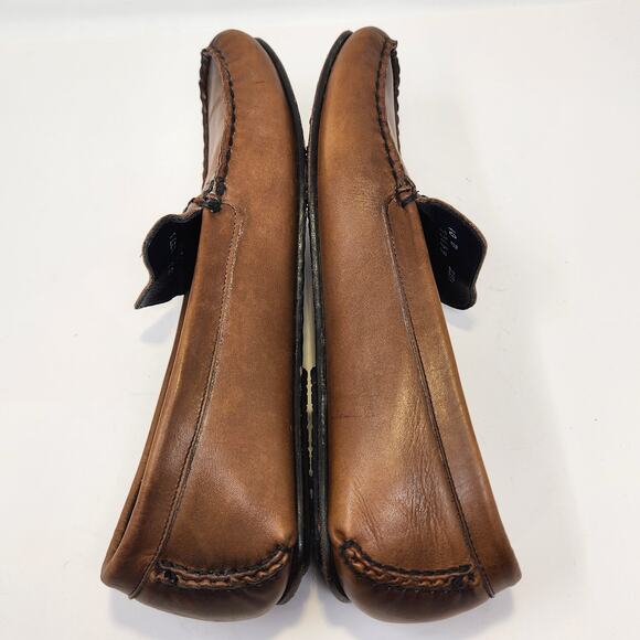 Allen Edmonds Men Super Sport Driver Loafers Shoes Size 10 D Mocha Brown Leather - Picture 8 of 9